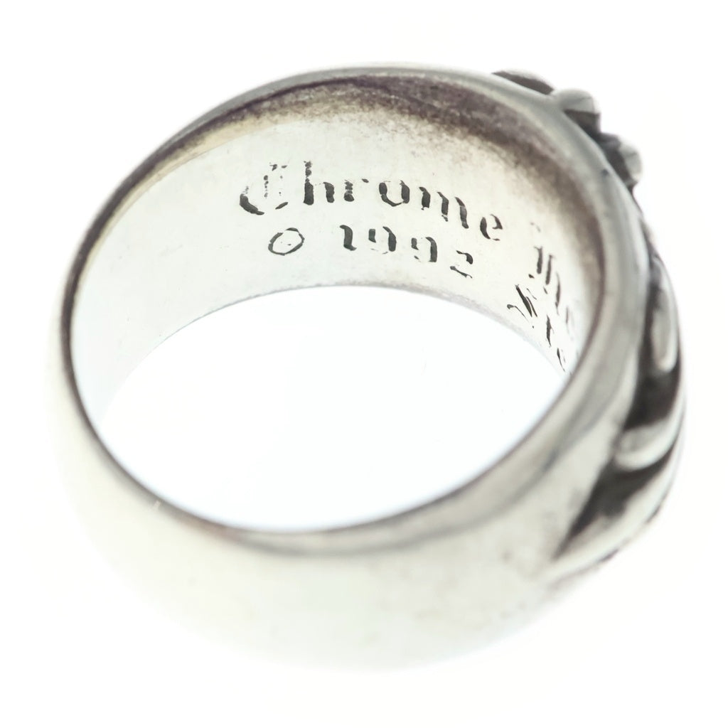 CHROME HEARTS(クロムハーツ) FLRL CRS フローラルクロス リング シルバー