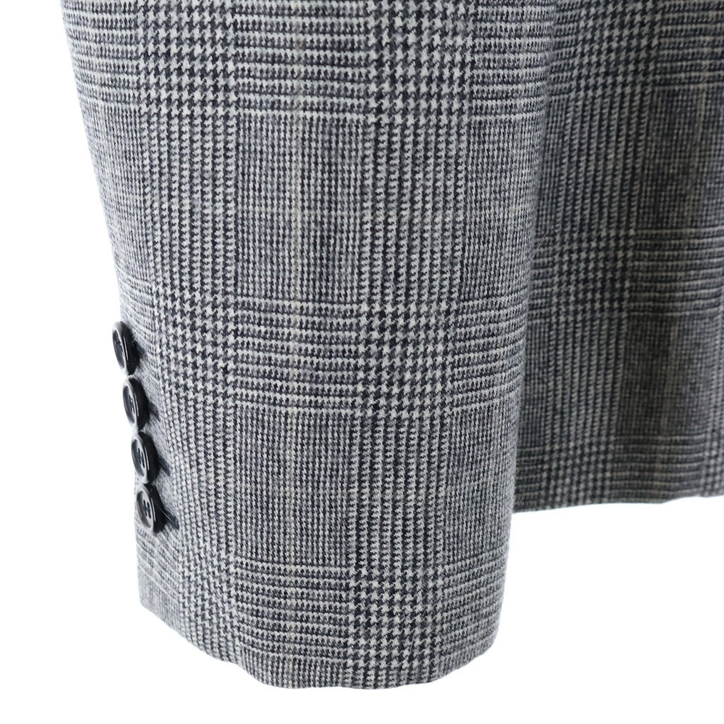 SAINT LAURENT PARIS(サンローランパリ) 20SS グレンチェック テーラードジャケット グレー 600331 Y1B54