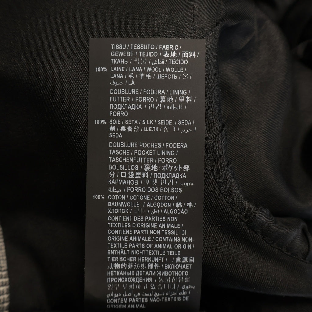 SAINT LAURENT PARIS(サンローランパリ) 20SS グレンチェック テーラードジャケット グレー 600331 Y1B54