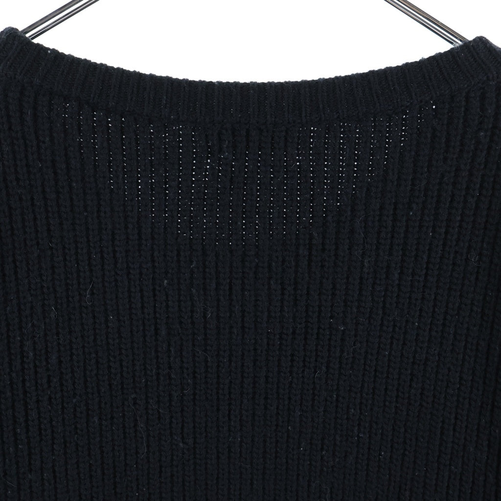 CELINE(セリーヌ) フロントロゴ オーバーサイズ ウールニットセーター ブラック 2A19R423P