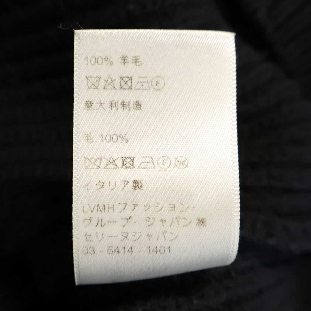 CELINE(セリーヌ) フロントロゴ オーバーサイズ ウールニットセーター ブラック 2A19R423P