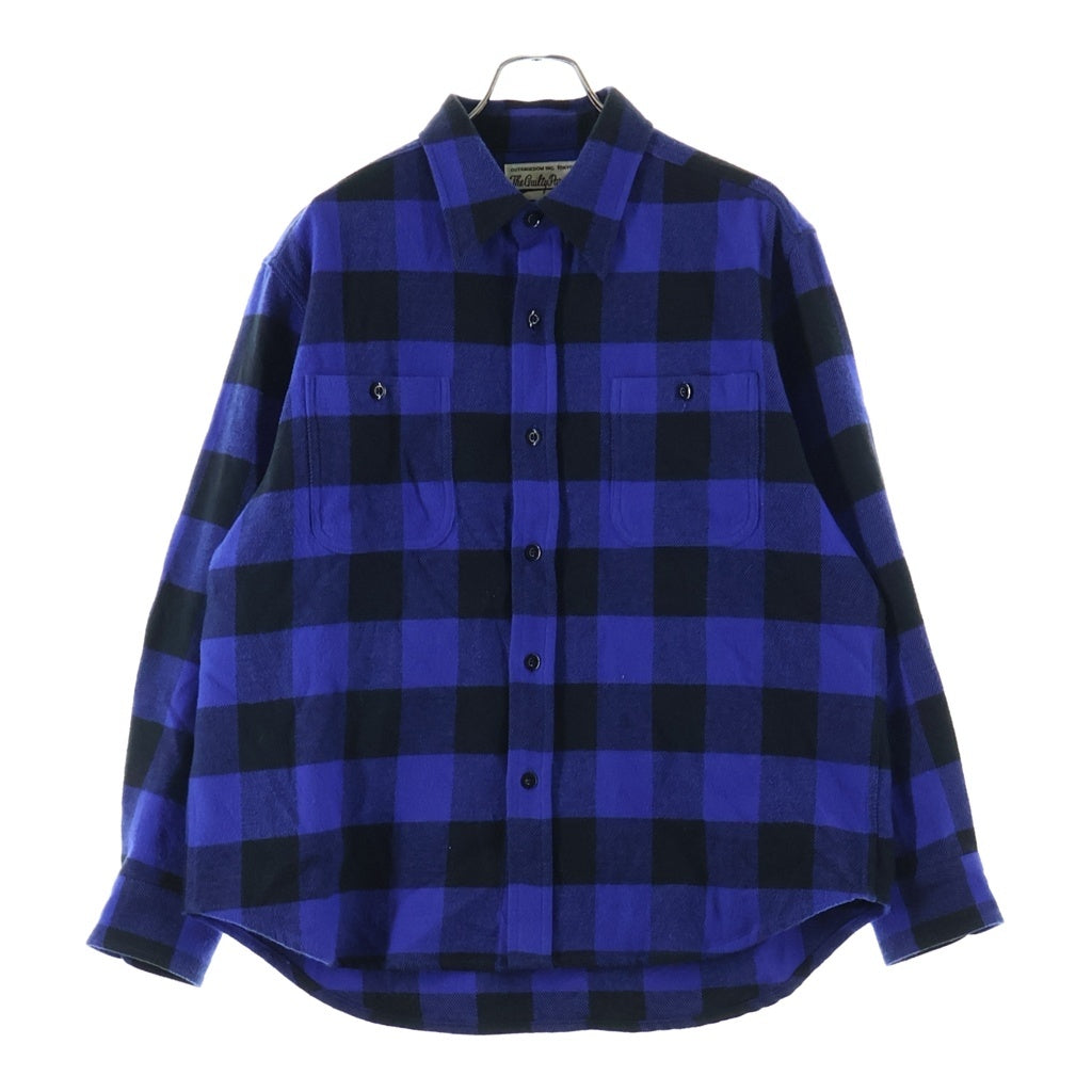 WACKO MARIA(ワコマリア) BUFFALO CHECK SHIRT バッファローチェック 長袖シャツ ブルー/ブラック