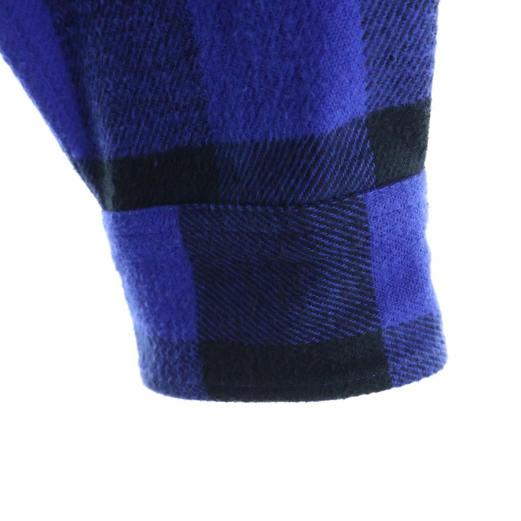 WACKO MARIA(ワコマリア) BUFFALO CHECK SHIRT バッファローチェック 長袖シャツ ブルー/ブラック