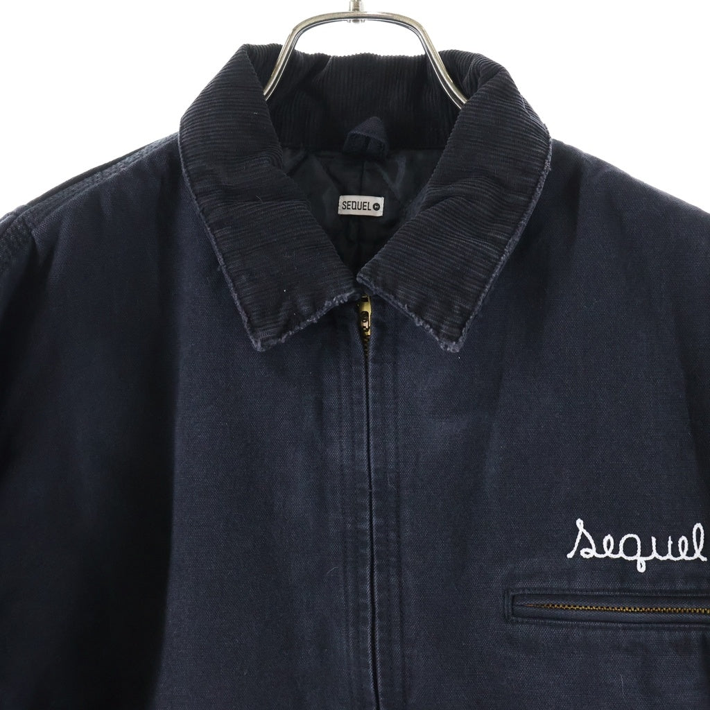 SEQUEL(シークエル) SEQUEL DUCK JACKET ダックジャケット ブラック SQ-24AW-JK-03