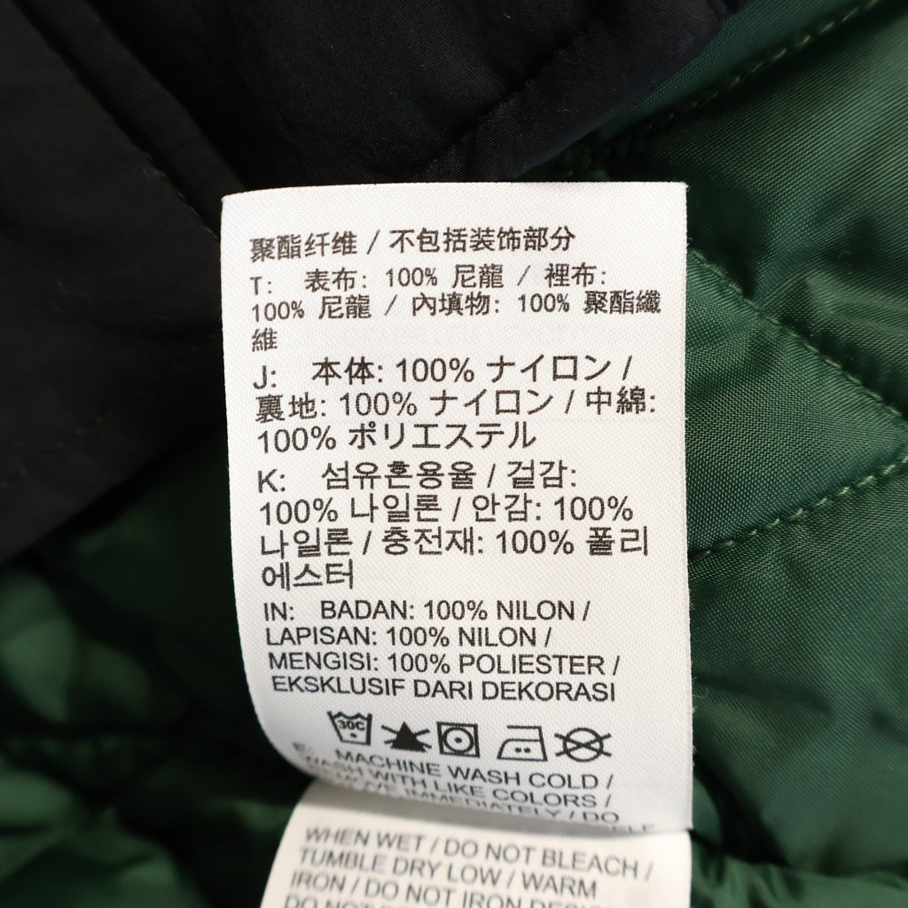 SUPREME(シュプリーム) 19SS ×Nike Hooded Sport Jacket ナイキ フード付き ナイロン キルティングジャケット CD6074 グリーン
