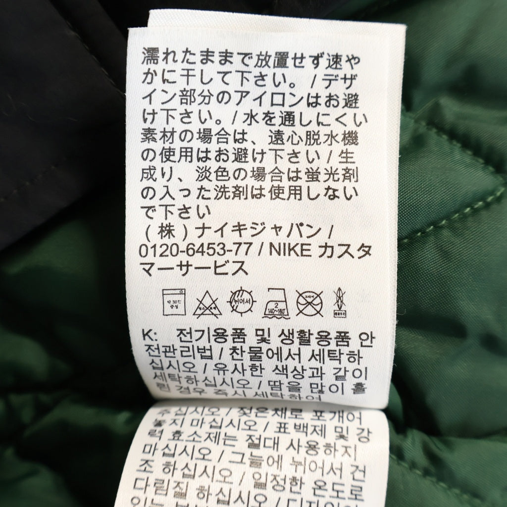 SUPREME(シュプリーム) 19SS ×Nike Hooded Sport Jacket ナイキ フード付き ナイロン キルティングジャケット CD6074 グリーン