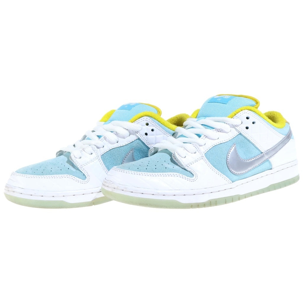 NIKE SB(ナイキエスビー) FTC DUNK LOW PRO QS Lagoon Pulse DH7687-400 ダンクロー ラグーンパルス ローカットスニーカー 銭湯 ライトブルー/ホワイト US9.5/27.5cm