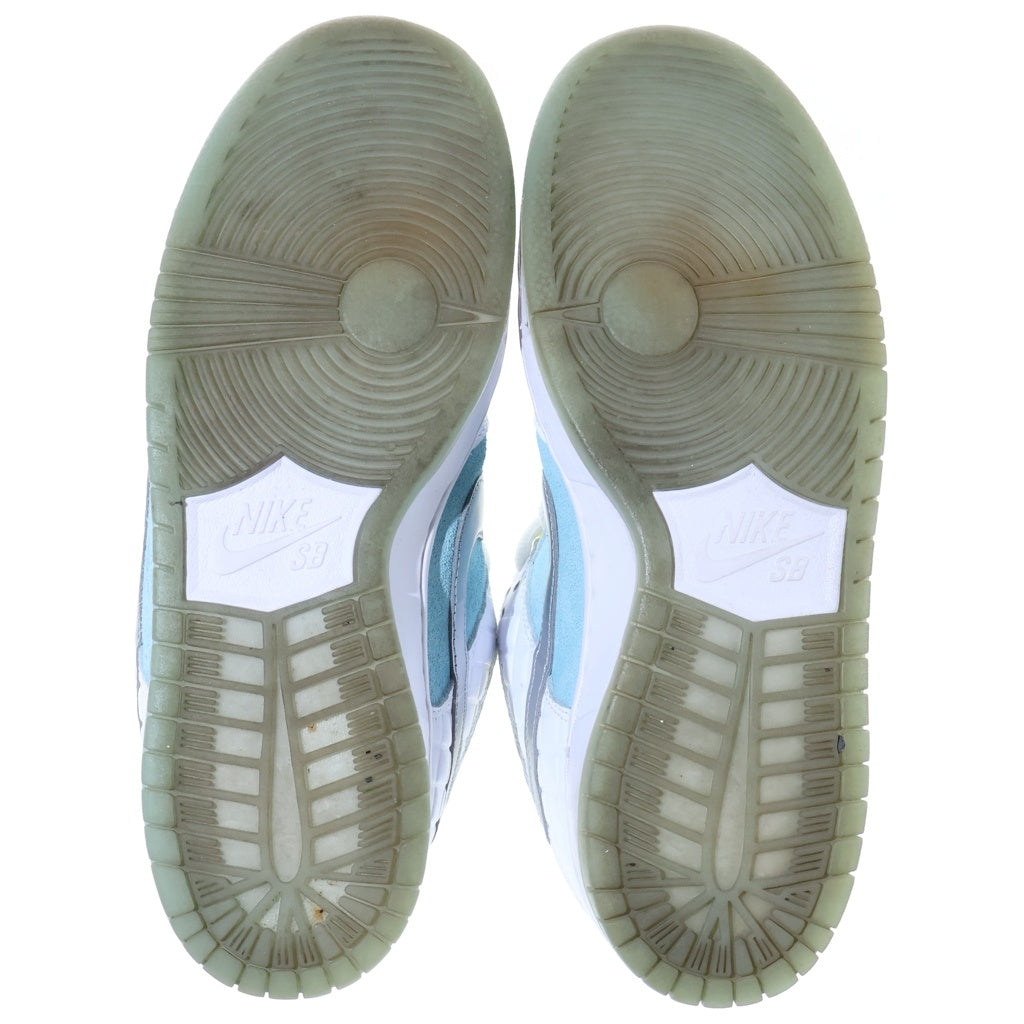 NIKE SB(ナイキエスビー) FTC DUNK LOW PRO QS Lagoon Pulse DH7687-400 ダンクロー ラグーンパルス ローカットスニーカー 銭湯 ライトブルー/ホワイト US9.5/27.5cm