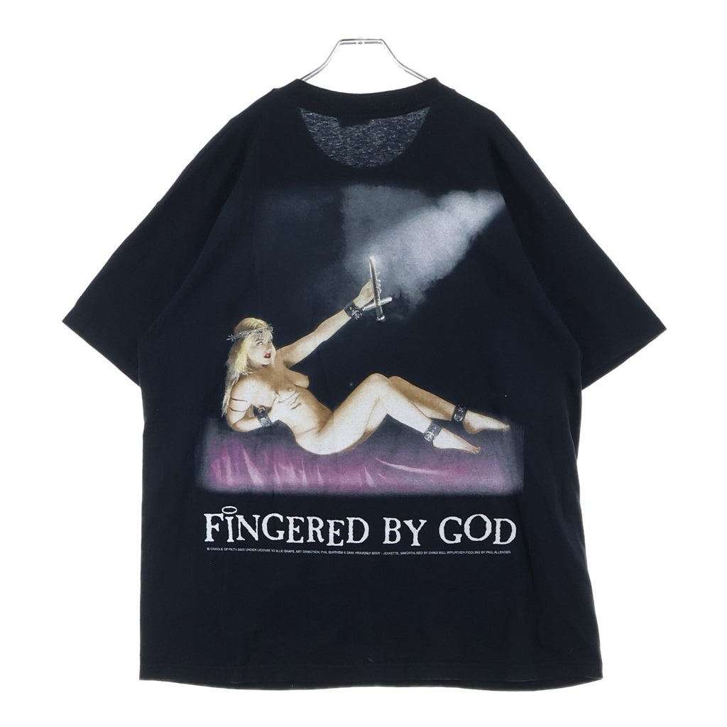 VINTAGE(ヴィンテージ) 00S CRADLE OF FILTH TOUCHED BYB JESUS クレイドル・オブ・フィルス 両面プリント半袖Tシャツ ブラック