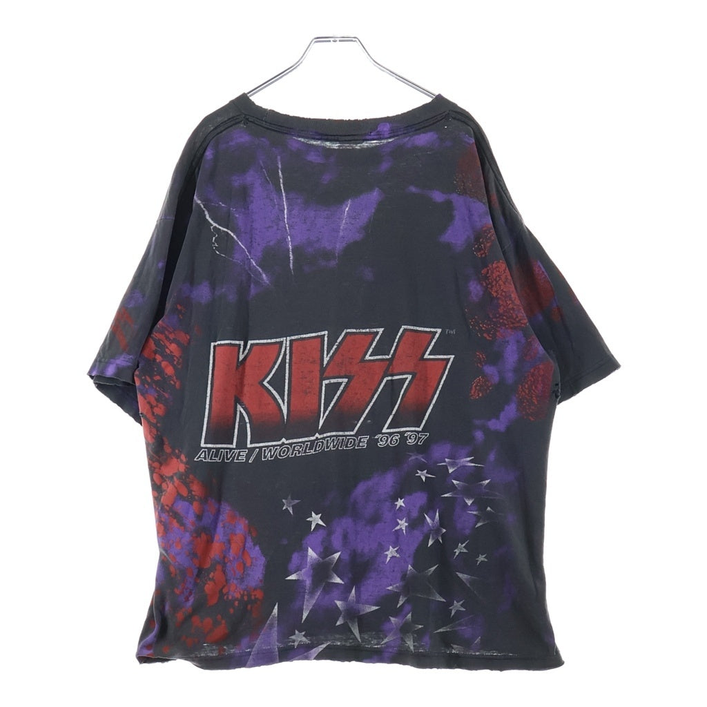VINTAGE(ヴィンテージ) 90S KISS ALIVE WORLDWIDE TOUR TEE キス アライブ ワールドツアー 半袖Tシャツカットソー ブラック