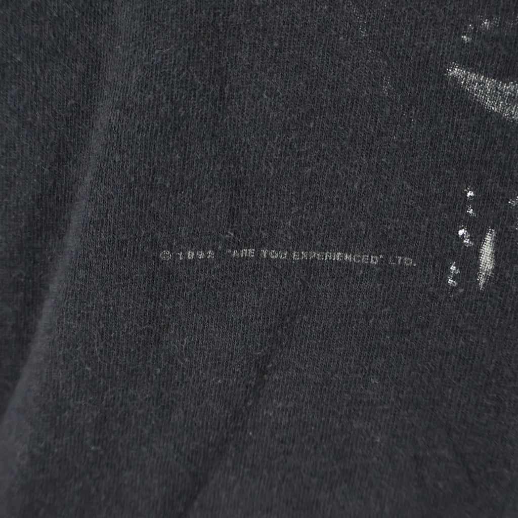 VINTAGE(ヴィンテージ) 90S JIMI HENDRIX 1967-70 ツアー プリント半袖Tシャツカットソー ブラック