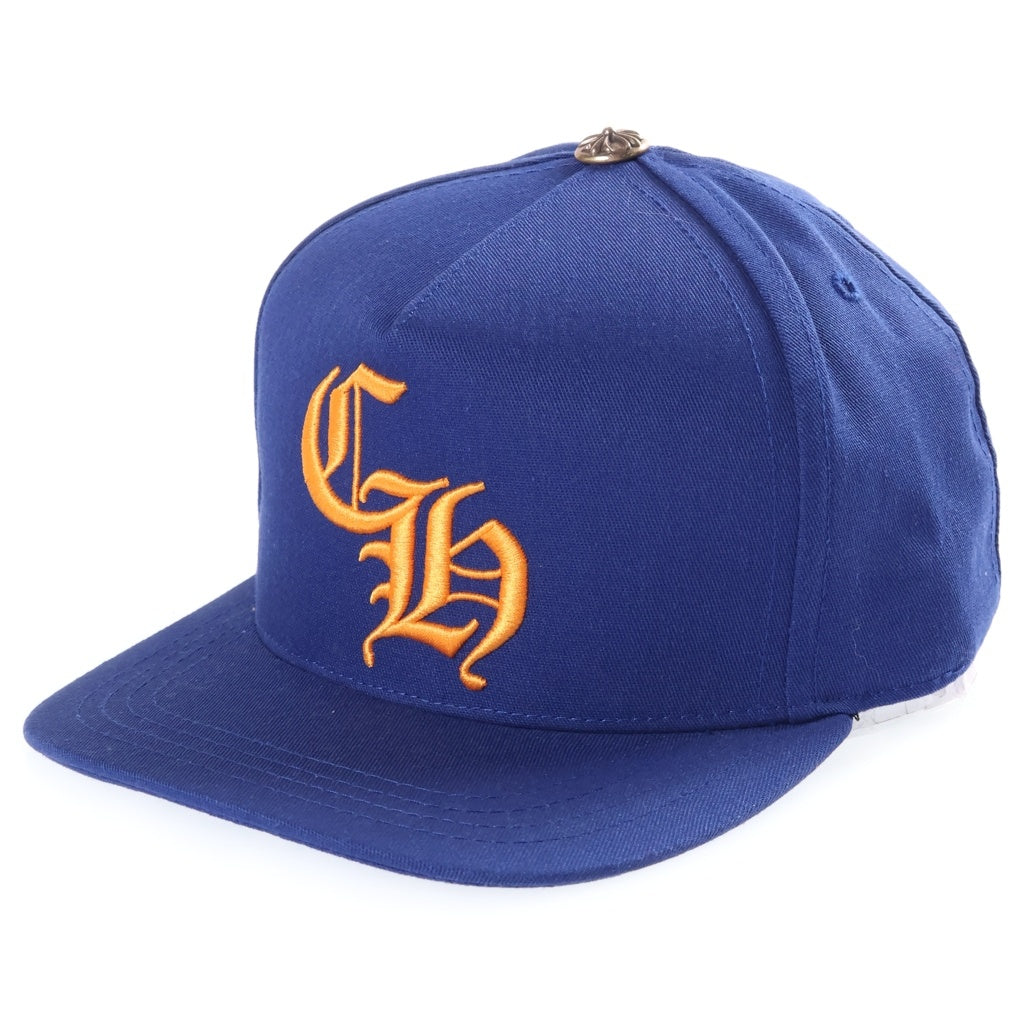 CHROME HEARTS(クロムハーツ) CH HAT CHロゴ刺繍ベースボールキャップ 帽子 ブルー