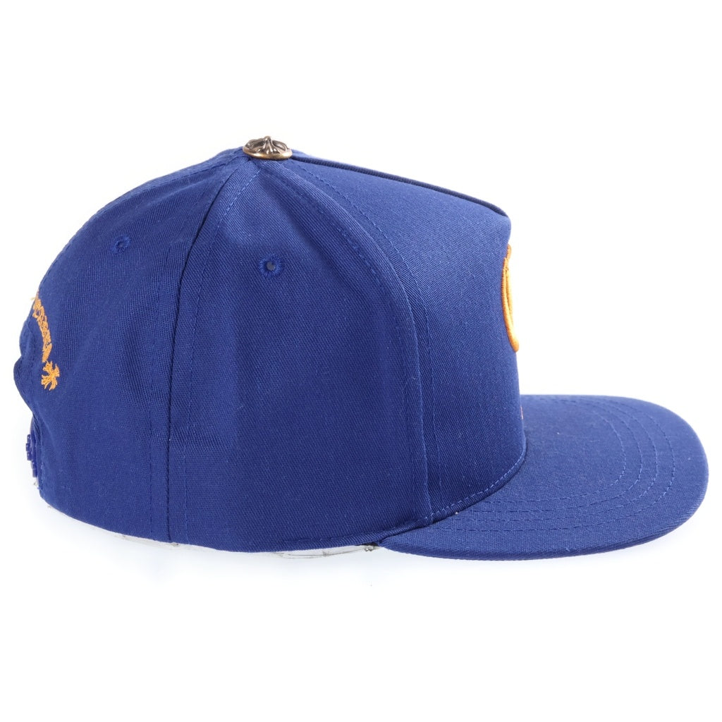 CHROME HEARTS(クロムハーツ) CH HAT CHロゴ刺繍ベースボールキャップ 帽子 ブルー