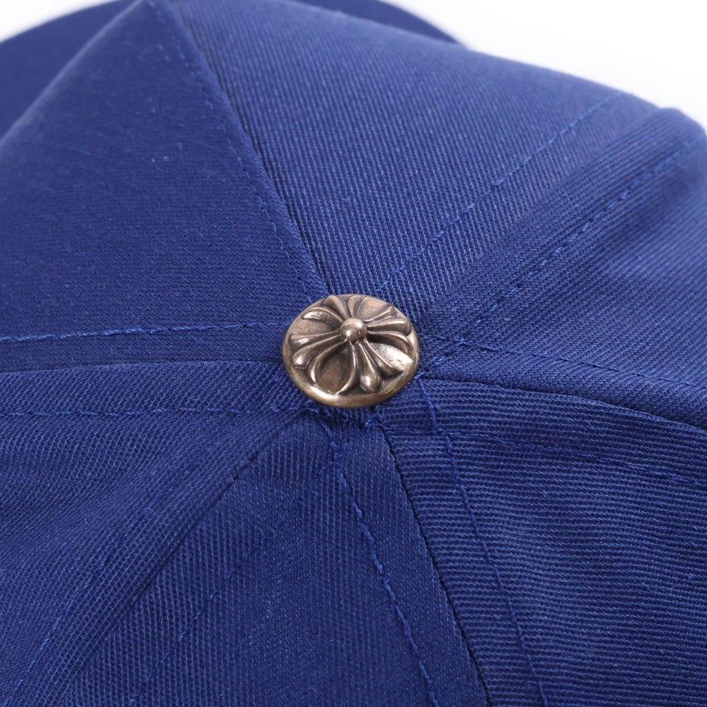 CHROME HEARTS(クロムハーツ) CH HAT CHロゴ刺繍ベースボールキャップ 帽子 ブルー