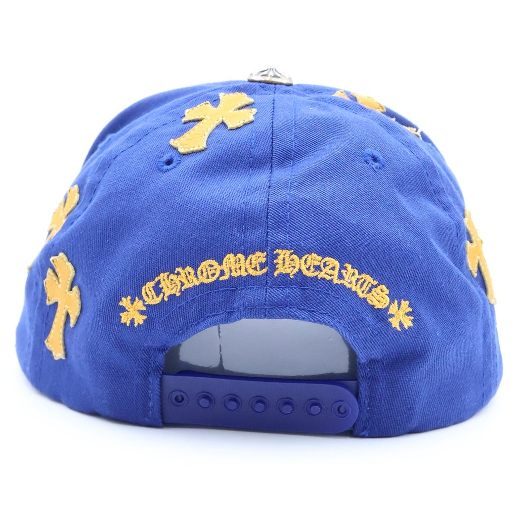 CHROME HEARTS(クロムハーツ) Trucker Cap クロスパッチ CH刺繍 トラッカーキャップ 帽子 ブルー/イエロー