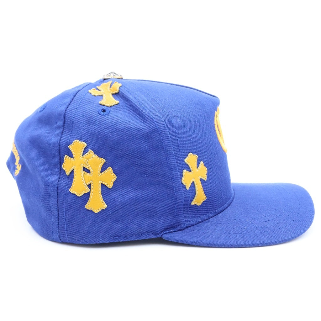 CHROME HEARTS(クロムハーツ) Trucker Cap クロスパッチ CH刺繍 トラッカーキャップ 帽子 ブルー/イエロー