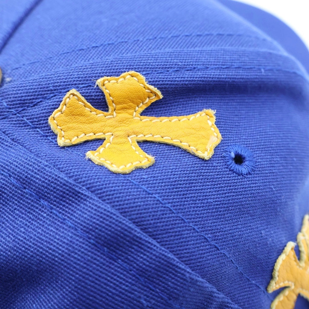 CHROME HEARTS(クロムハーツ) Trucker Cap クロスパッチ CH刺繍 トラッカーキャップ 帽子 ブルー/イエロー