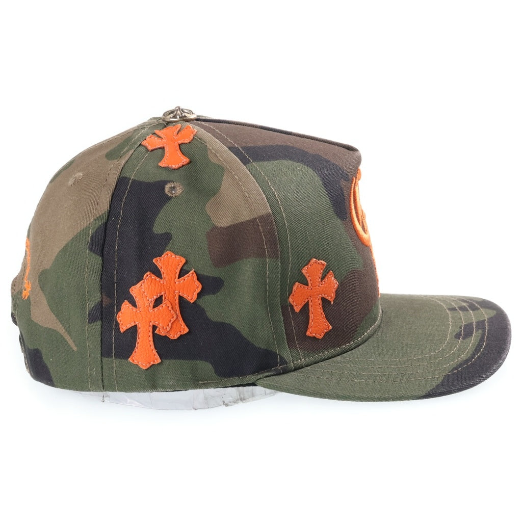 CHROME HEARTS(クロムハーツ) Trucker Cap クロスパッチ CH刺繍 トラッカーキャップ 帽子 カモフラ/オレンジ