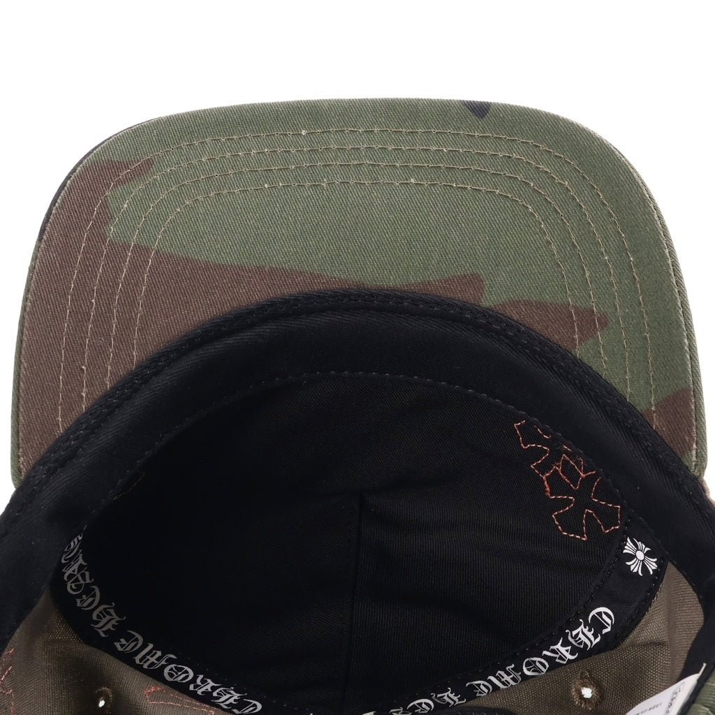 CHROME HEARTS(クロムハーツ) Trucker Cap クロスパッチ CH刺繍 トラッカーキャップ 帽子 カモフラ/オレンジ