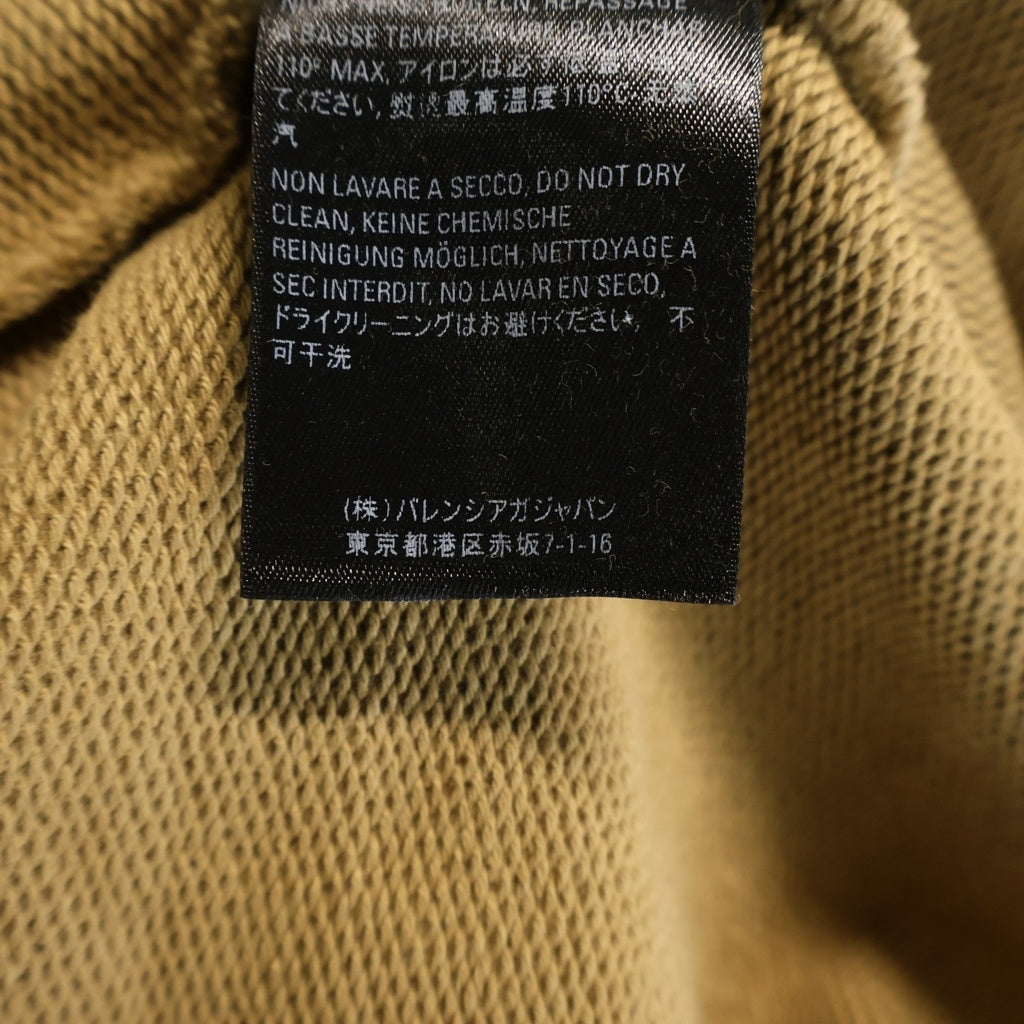 BALENCIAGA(バレンシアガ) 19AW BBロゴ プリント プルオーバーパーカー ブラウン 578138 TEV51