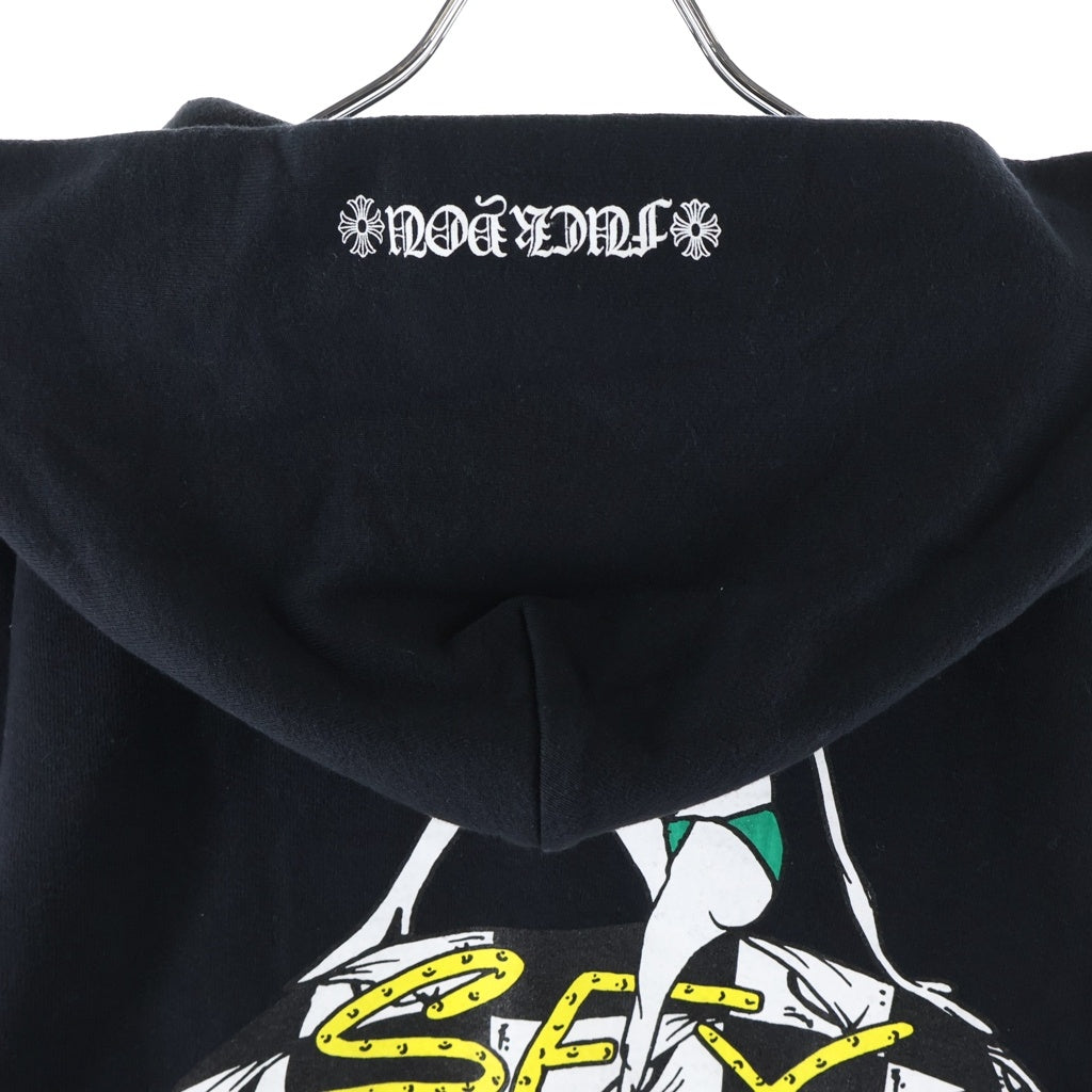 CHROME HEARTS(クロムハーツ) MATTY BOY SEX RECORDS SWTSHRT マッティボーイ セックスレコード プルオーバースウェットパーカー フーディー ブラック