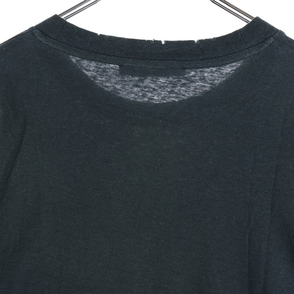 Acne Studios(アクネ ストゥディオズ) 1996 フロントロゴプリント 半袖Tシャツカットソー ブラック FN-UX-TSHI000013