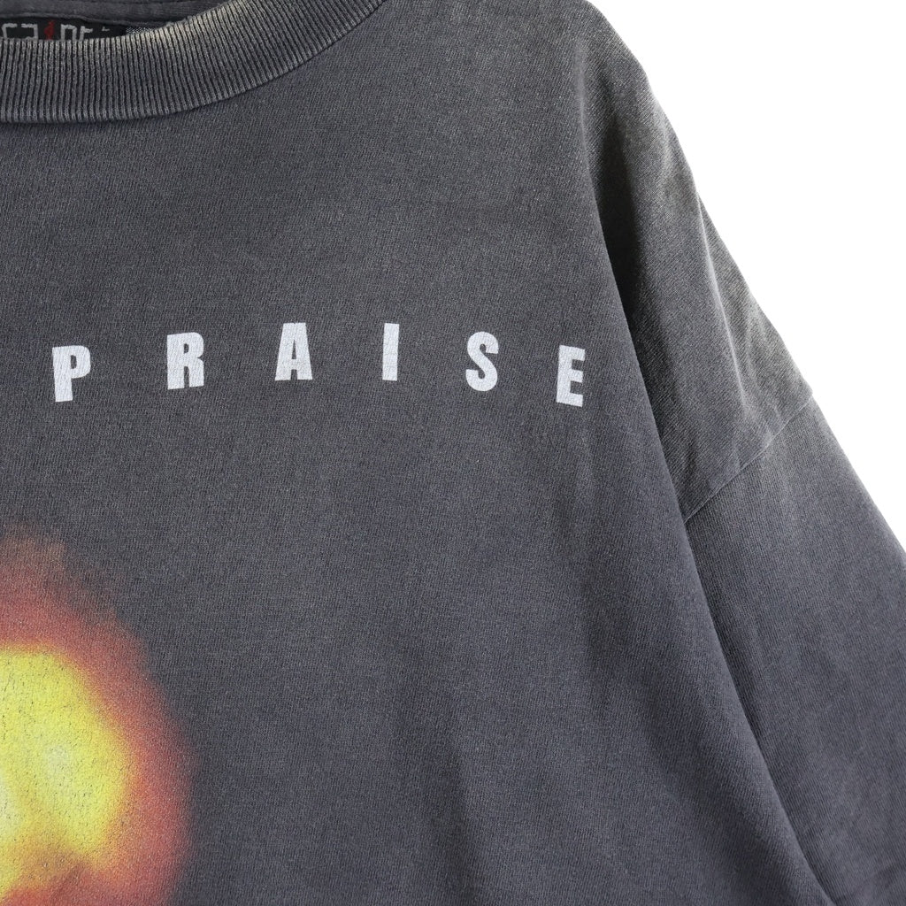 SAINT MICHAEL(セントマイケル) 25SS SAINT PRAISE TEE 半袖Tシャツカットソー ブラック SM-HR8-0000-010