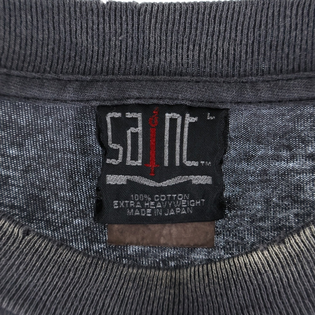 SAINT MICHAEL(セントマイケル) 25SS SAINT PRAISE TEE 半袖Tシャツカットソー ブラック SM-HR8-0000-010