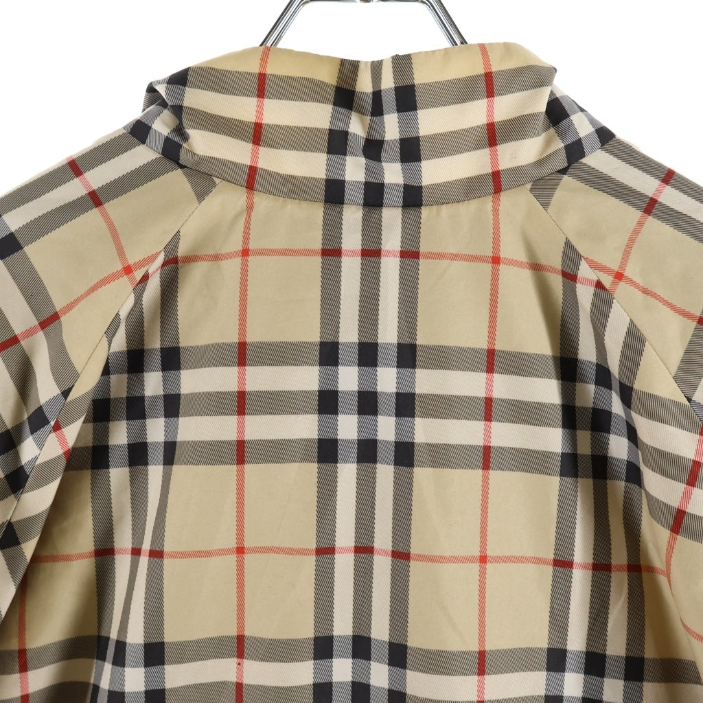 BURBERRY GOLF(バーバリーゴルフ) ノバチェック ハーフジップジャケット ベージュ
