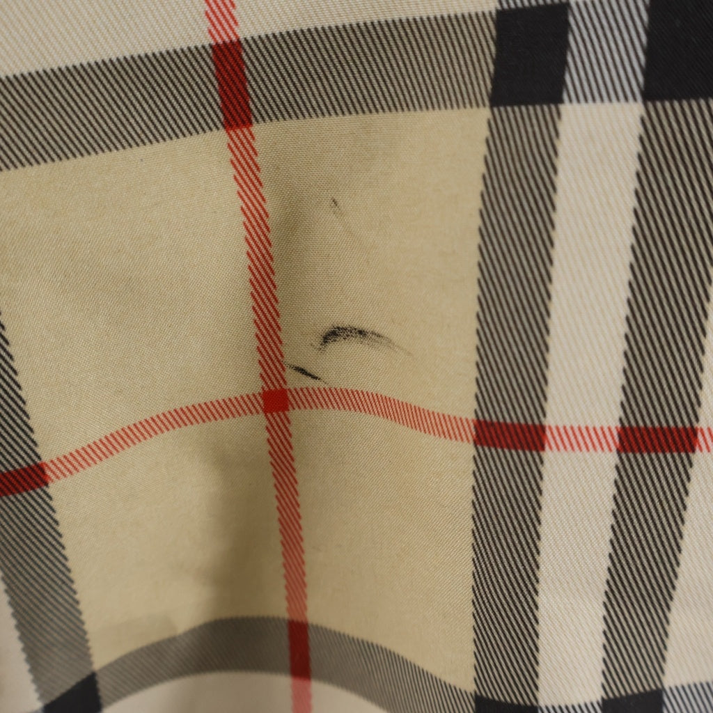 BURBERRY GOLF(バーバリーゴルフ) ノバチェック ハーフジップジャケット ベージュ