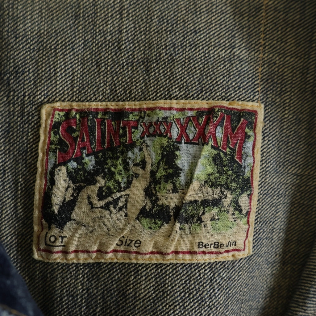 SAINT MICHAEL(セントマイケル) ×BerBerJin BJ_DENIM JKT ベルベルジン デニムジャケット インディゴ SM-HR8-0000-C39