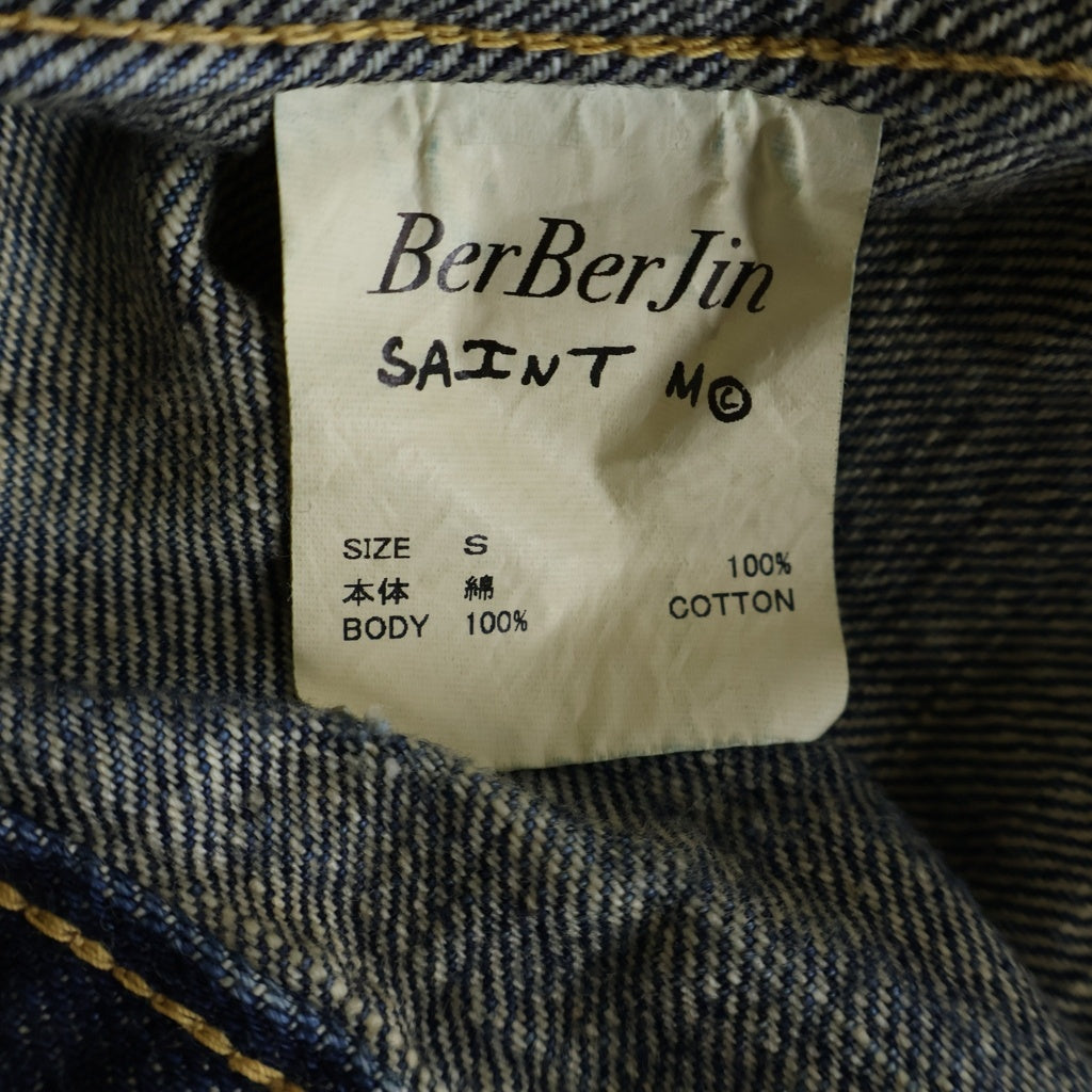 SAINT MICHAEL(セントマイケル) ×BerBerJin BJ_DENIM JKT ベルベルジン デニムジャケット インディゴ SM-HR8-0000-C39