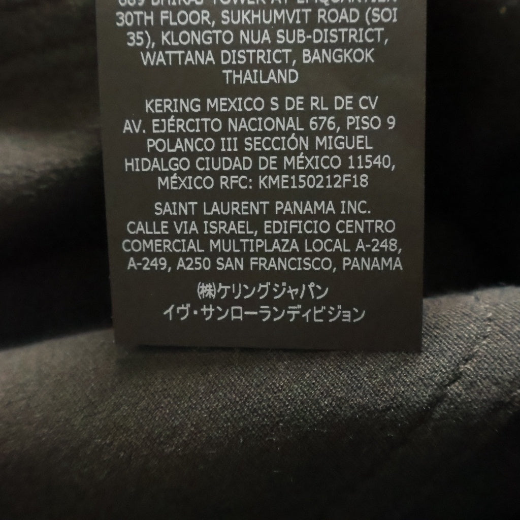 SAINT LAURENT PARIS(サンローランパリ) 22SS ラムレザースキニーロングパンツ ブラック 484303 Y5RG2
