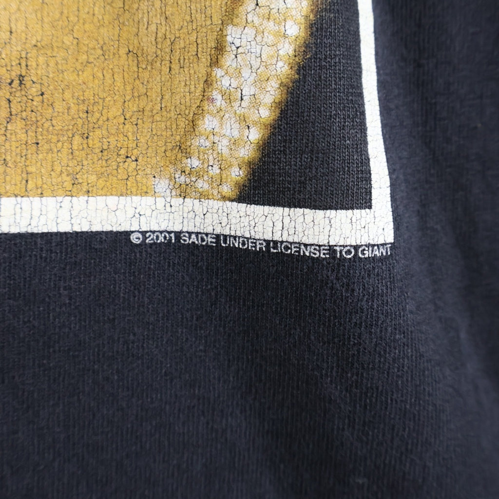 VINTAGE(ヴィンテージ) 00S SADE KING OF SORROW OPTIMA シャーデー フロントプリント半袖Tシャツカットソー ブラック
