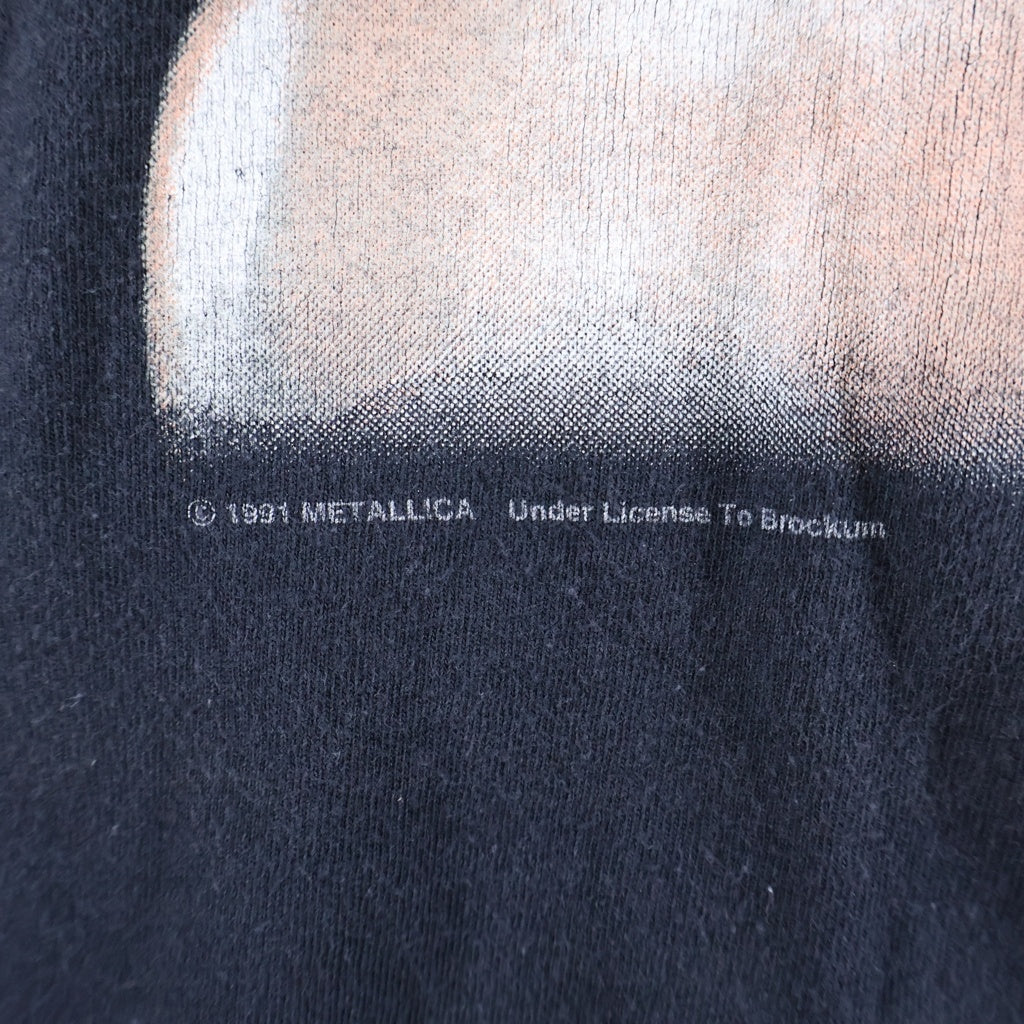 VINTAGE(ヴィンテージ) 90S METALLICA SANDMAN メタリカ両面プリント 半袖Tシャツカットソー ブラック