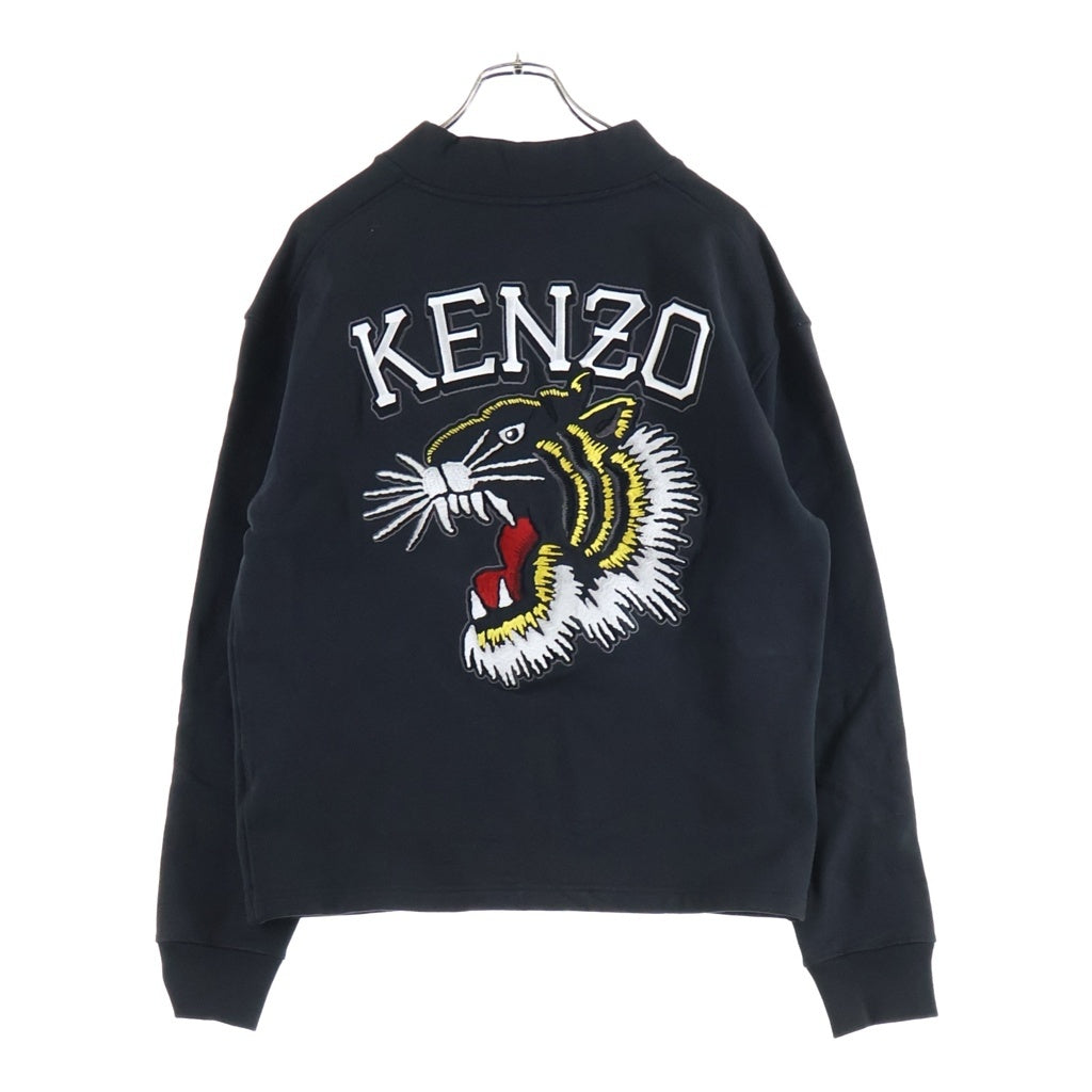 KENZO(ケンゾー) バーシティ タイガー刺繍 カーディガン ブラック FD65SW2514ME