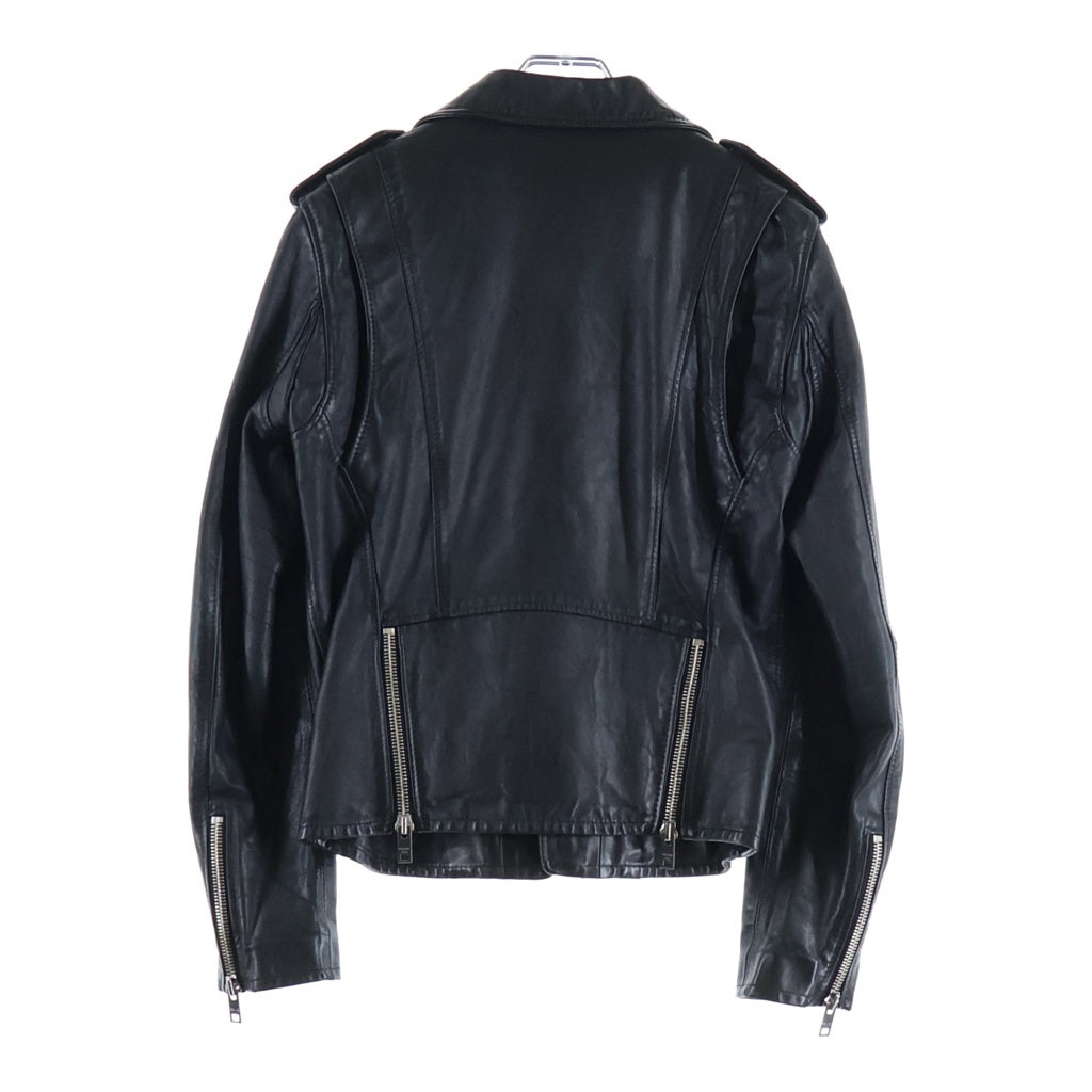 CELINE(セリーヌ) 19SS CLASSIC BIKER IN CALFSKIN クラシック バイカー ダブルカーフスキンライダース ジャケット ブラック 2E058297D