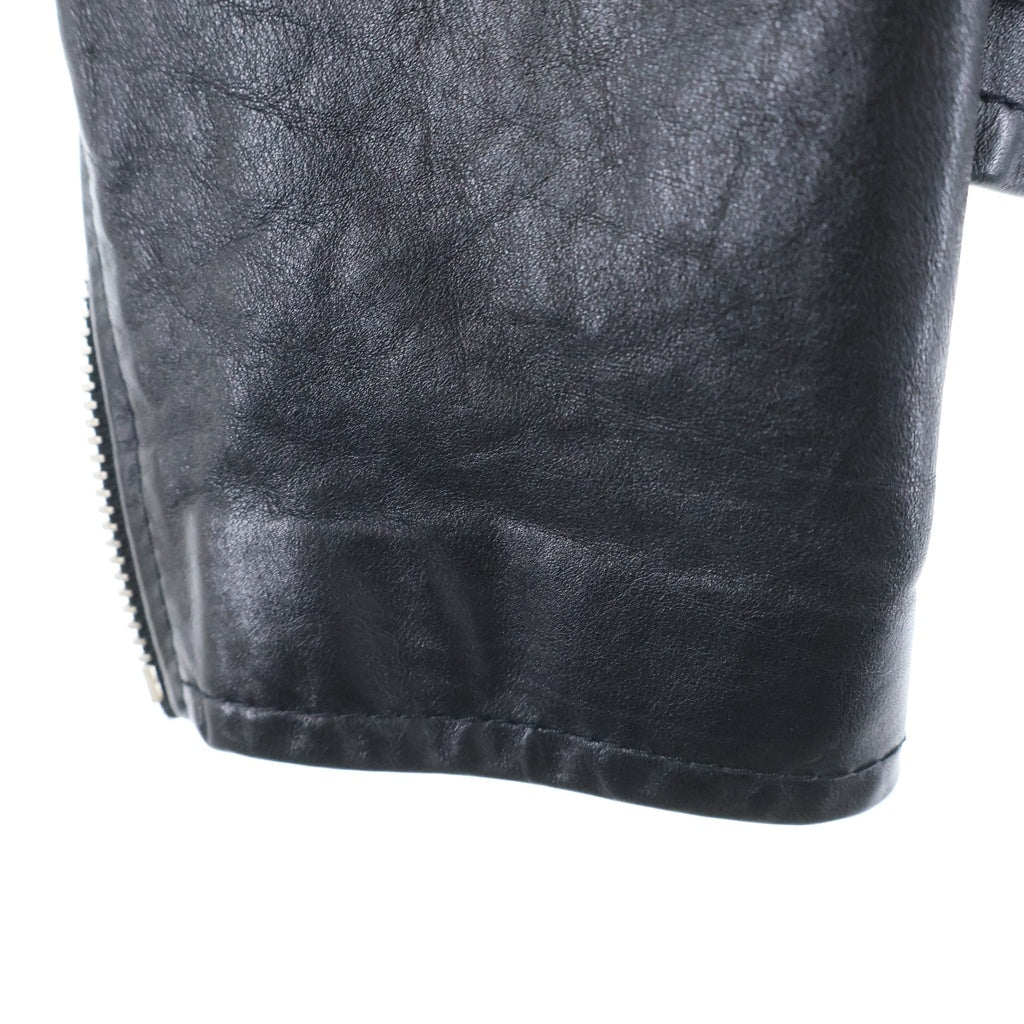 CELINE(セリーヌ) 19SS CLASSIC BIKER IN CALFSKIN クラシック バイカー ダブルカーフスキンライダース ジャケット ブラック 2E058297D