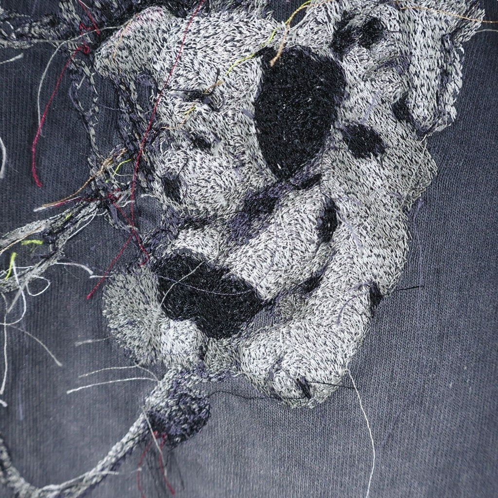 doublet(ダブレット) 25AW EMBROIDERED CHAIN SWEATPANTS エンブロイダリーチェーンスウェットパンツ グレー 25AW43PT328