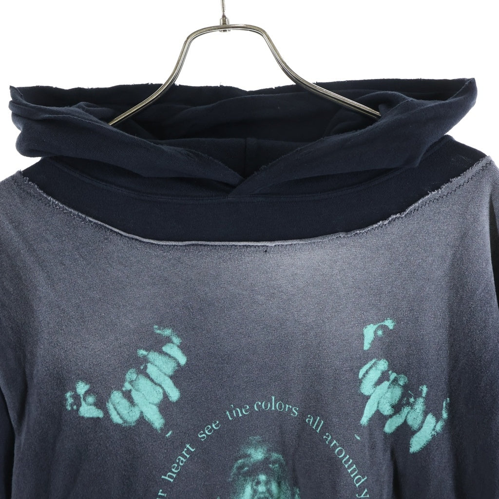 KAMIYA(カミヤ) JEALOUSY BOY DOKING HOODIE ドッキングフーディー ブラック G16HD076