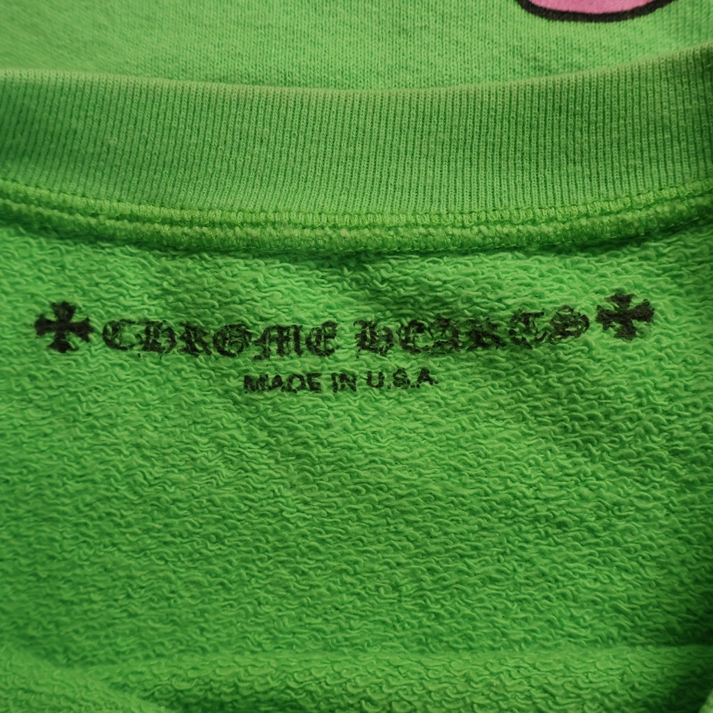 CHROME HEARTS(クロムハーツ) ×MATTY BOY SEX RECORDS CREWNECK SWEATSHIRT マッティボーイ セックス レコーズ クルーネック スウェット トレーナー グリーン