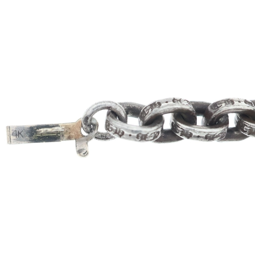 CHROME HEARTS(クロムハーツ) 20inch PPR CHN SML CH CRS ペーパーチェーンスモールCHクロス シルバーネックレス
