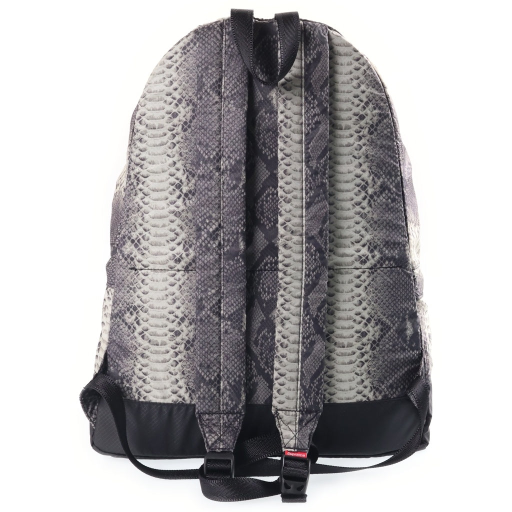 SUPREME(シュプリーム) 18SS ×THE NORTH FACE Snakeskin Lightweight Day Pack スネークスキン ライトウェイト デイパック バックパック ブラック