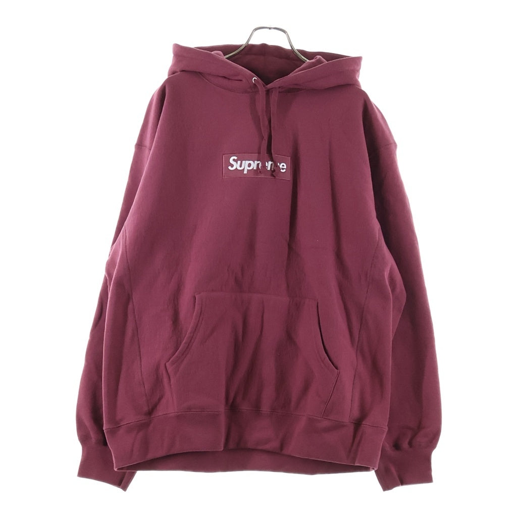SUPREME(シュプリーム) 21AW Box Logo Hooded Sweatshirt ボックスロゴ スウェット プルオーバーパーカー ワインレッド