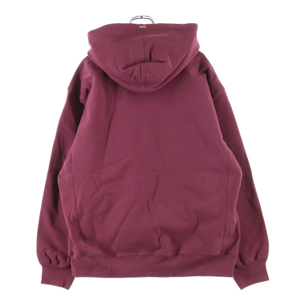 SUPREME(シュプリーム) 21AW Box Logo Hooded Sweatshirt ボックスロゴ スウェット プルオーバーパーカー ワインレッド