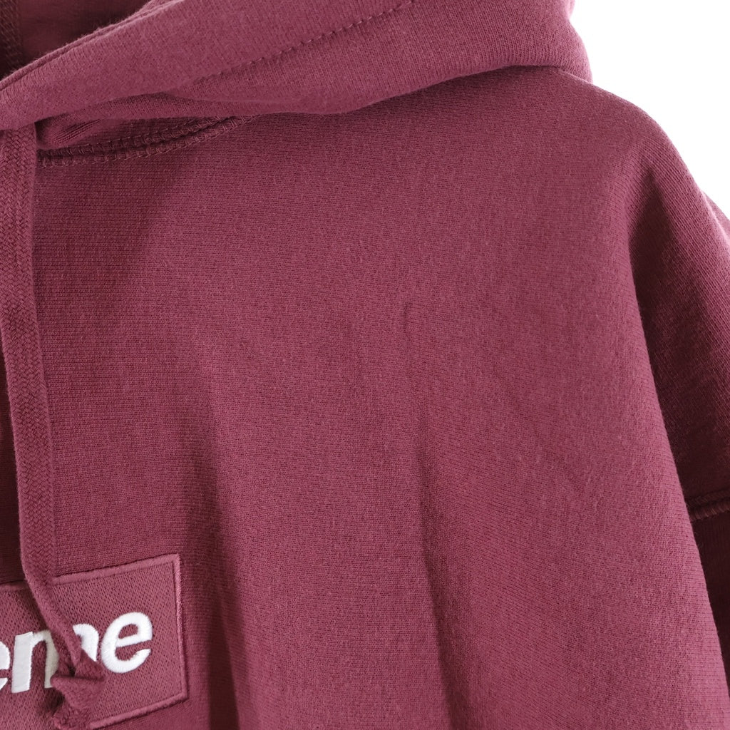 SUPREME(シュプリーム) 21AW Box Logo Hooded Sweatshirt ボックスロゴ スウェット プルオーバーパーカー ワインレッド