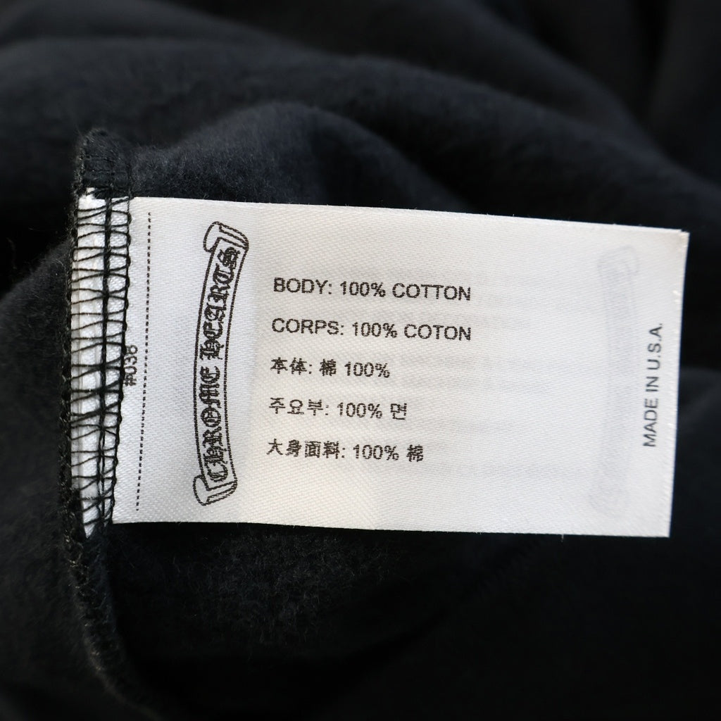 CHROME HEARTS(クロムハーツ) 26SS DEADLY DOLL SWTSHRT PLVR LTD ONLINE オンライン限定 デッドリードール プルオーバースウェットパーカー フーディー ブラック
