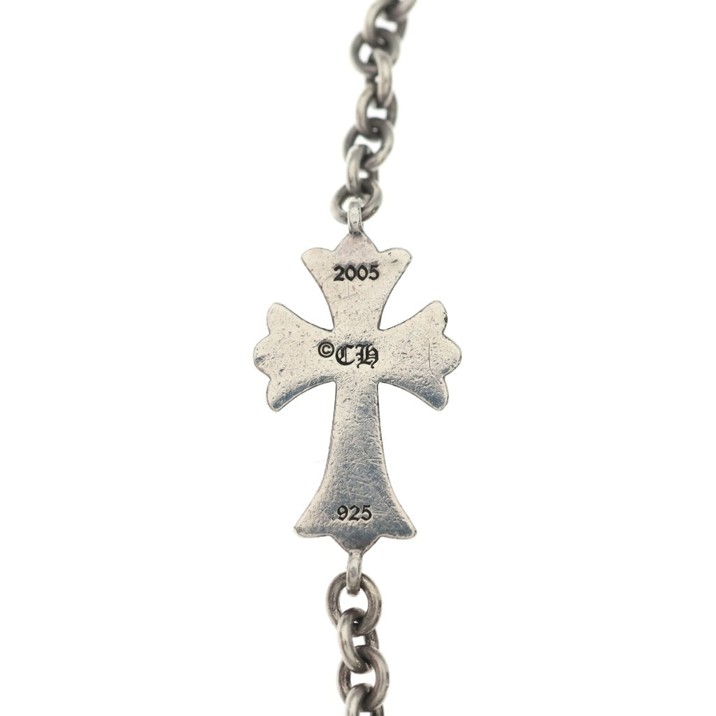 CHROME HEARTS(クロムハーツ) CHN TNY CH CRS タイニーCHクロスチェーン シルバーブレスレット