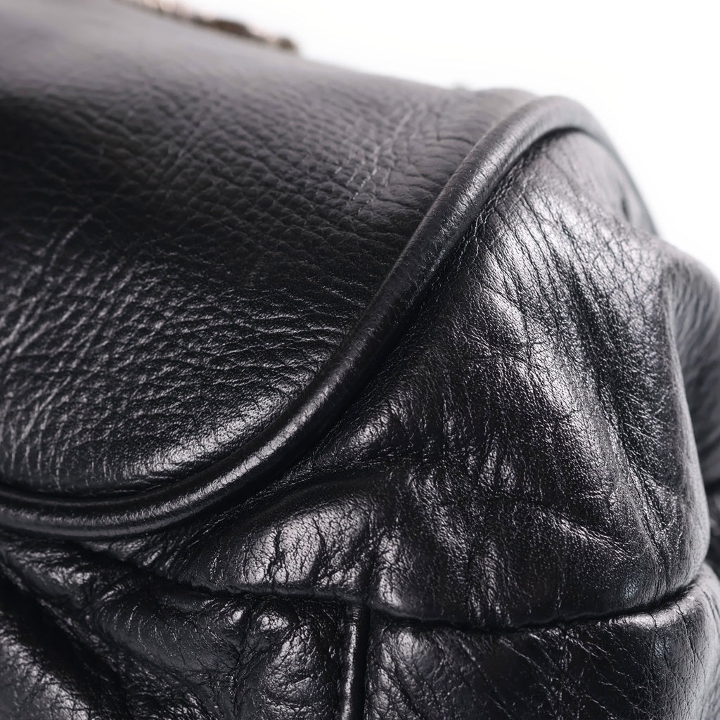 CHROME HEARTS(クロムハーツ) SQUIRRELY JO フィリグリー装飾レザーハンドバッグ ブラック