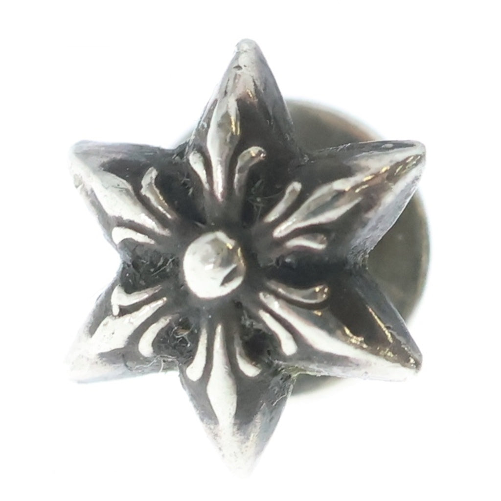 CHROME HEARTS(クロムハーツ) CO STAR スター スタッドピアス シルバー BCA096